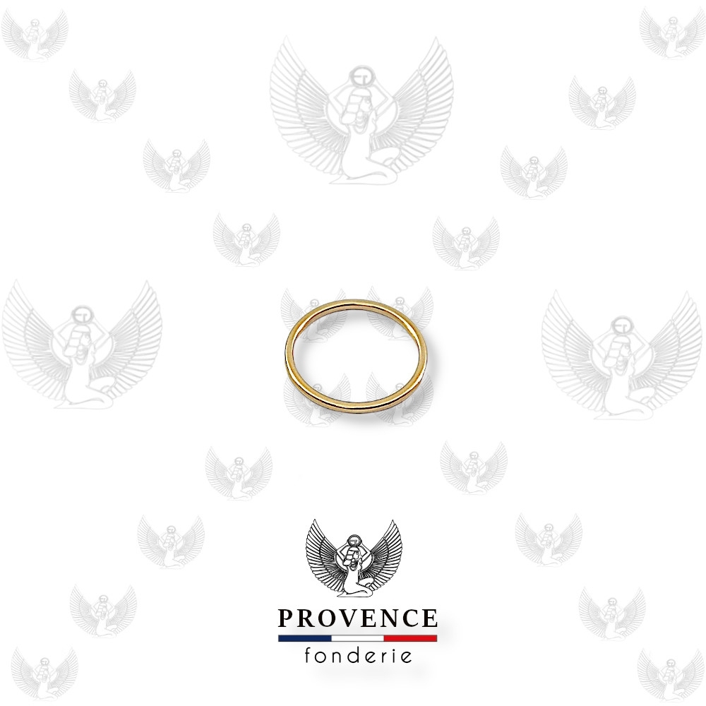 Anneau rond extérieur Ø21mm, intérieur Ø19mm, fil carré 1x1mm
